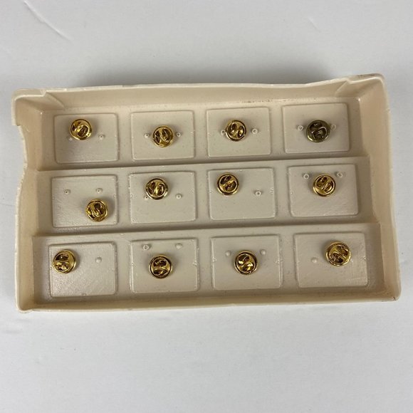 Set of 12 Gold Tone Metal Lapel Pins Brooches Piano Guitar Horse Butterfly Sun H - Picture 2 of 5